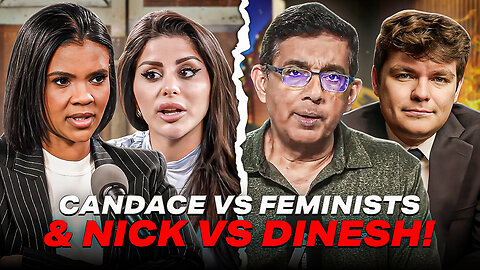 Reacting To Candace Owens vs 20 Feminists And Nick Fuentes vs Dinesh D'Souza!