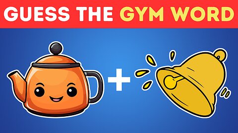 Guess the GYM Word by Emoji #trending #gym #challenge #quiz #rumble