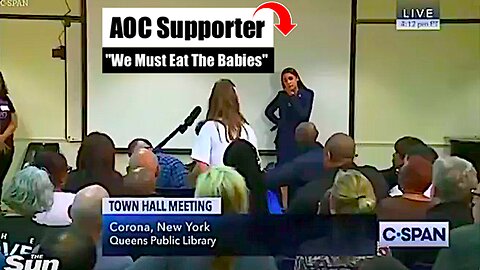 AOC Supporter ( Complete Insanity ) || "We Must Eat The Babies" !!