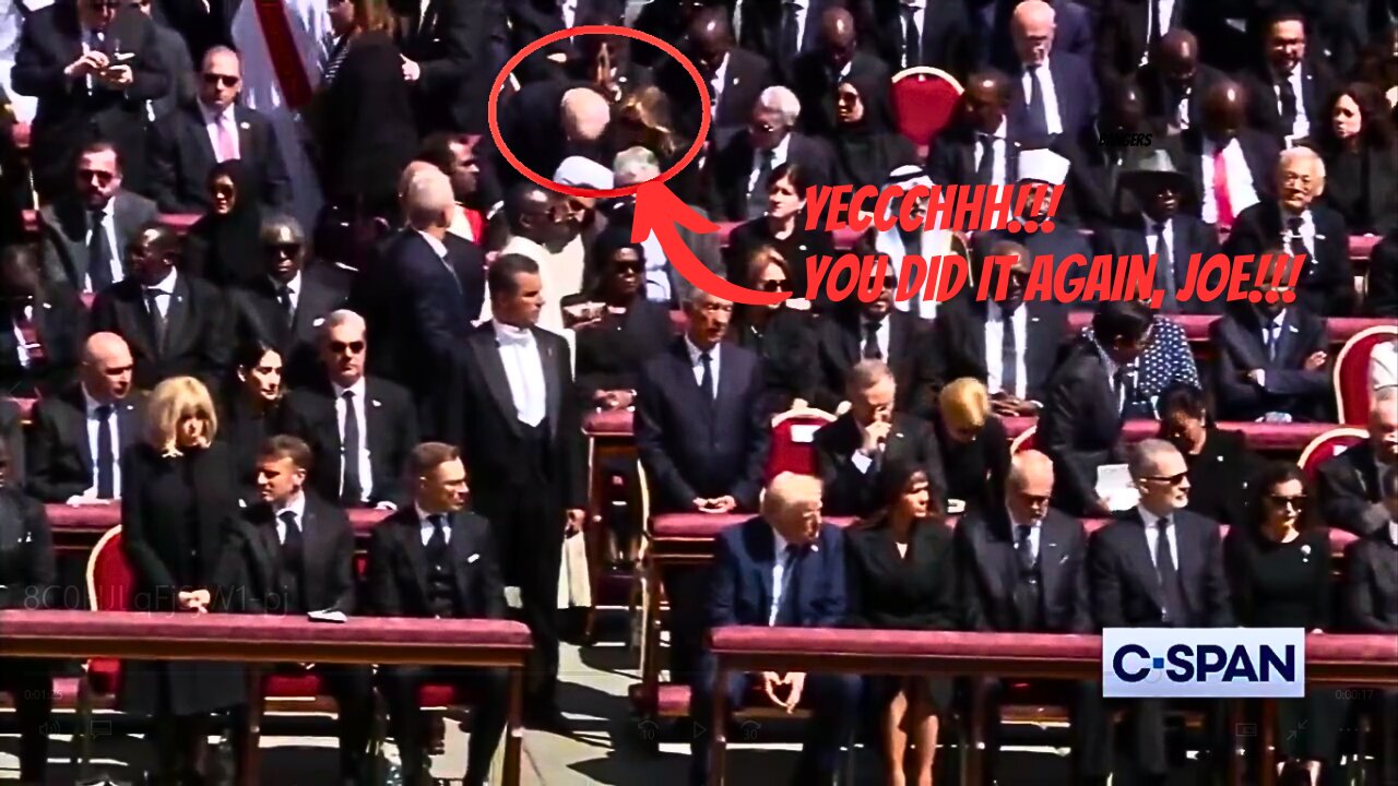 Did Joe Biden Suffer Pants "Accident" at Pope's Funeral?