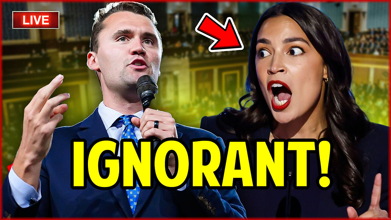 🔴 AOC Insults Charlie Kirk In Congress With Unhinged Tirade