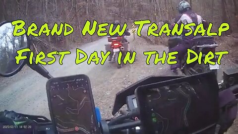 North Georgia Dual Sport: Transalp's First Dirt Ride Holly Creek to Ellijay: KLX 300 Makes a Pass