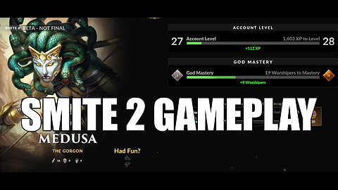 Smite 2 Gameplay 48 (Medusa)
