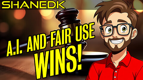 WIN for AI Fair Use!!!