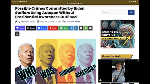 Possible Crimes Committed by Biden Staffers Using Autopen Without Presidential Awareness Outlined