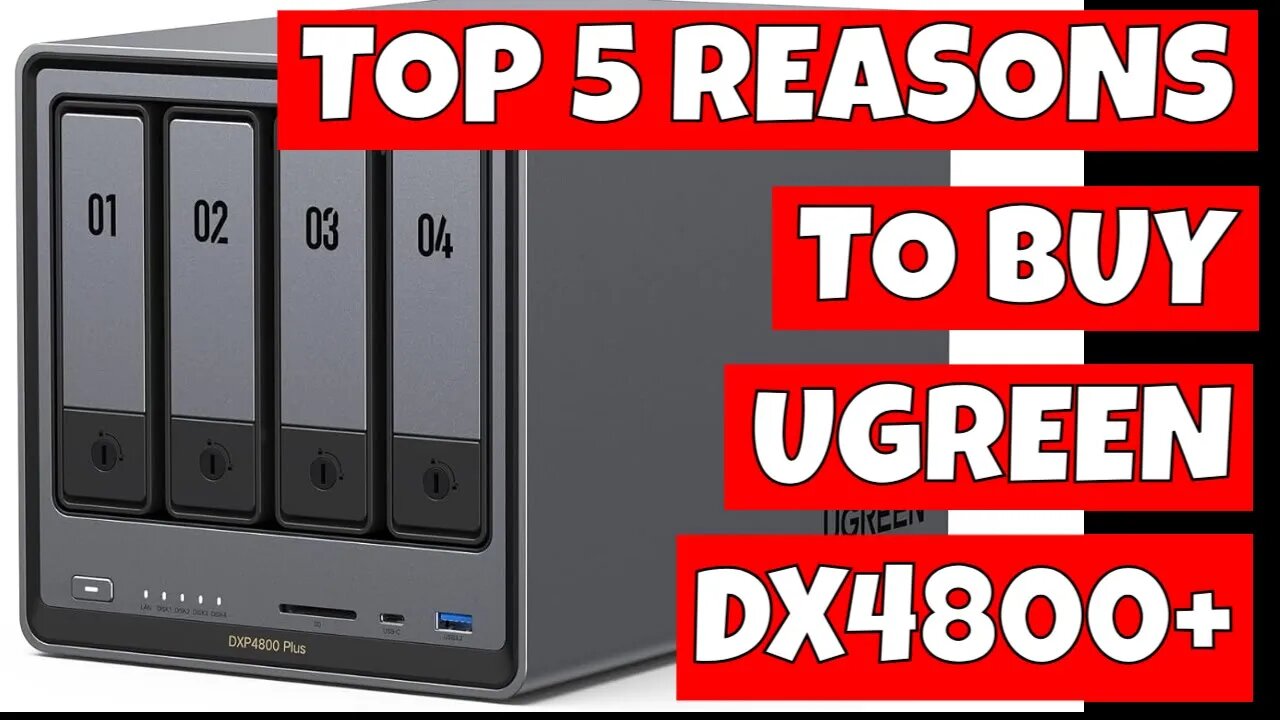 TOP 5 Reasons To Buy UGREEN NAS DXP 4800 Plus UGOS Pro Tour