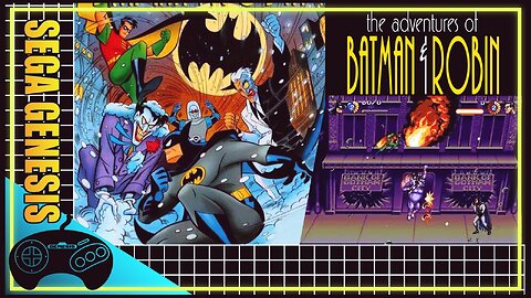 🦇🦸‍♂️ GAMEPLAY - The Adventures of Batman & Robin on SEGA GENESIS 🎮✨