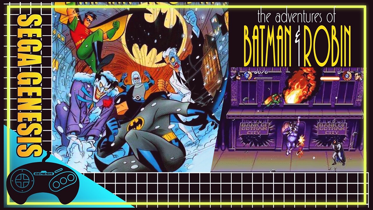 🦇🦸‍♂️ GAMEPLAY - The Adventures of Batman & Robin on SEGA GENESIS 🎮✨