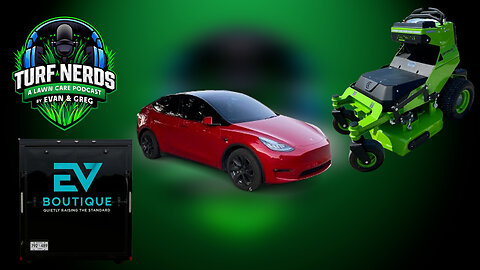 He Started a Lawn Biz 3 Weeks Ago... With a Tesla?!​