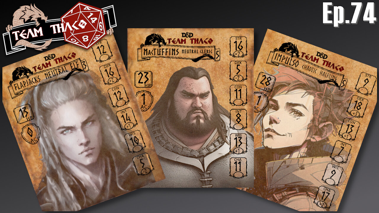 NIGHT AMBUSH | D&D w. TeamTHAC0, Ep.74 of KeepOnTheBorderlands campaign