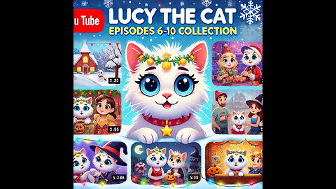 The Dailyyy Stories | Lucy the Cat | Episodes 6-10 Collection