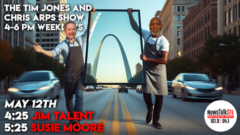 The Tim Jones and Chris Arps Show 05.12.2025 Jim Talent | Susie Moore