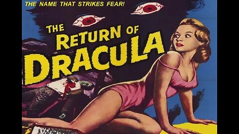 THE RETURN OF DRACULA 1958 The Vampire Moves to America for Fresh, New Blood FULL MOVIE HD & W/S