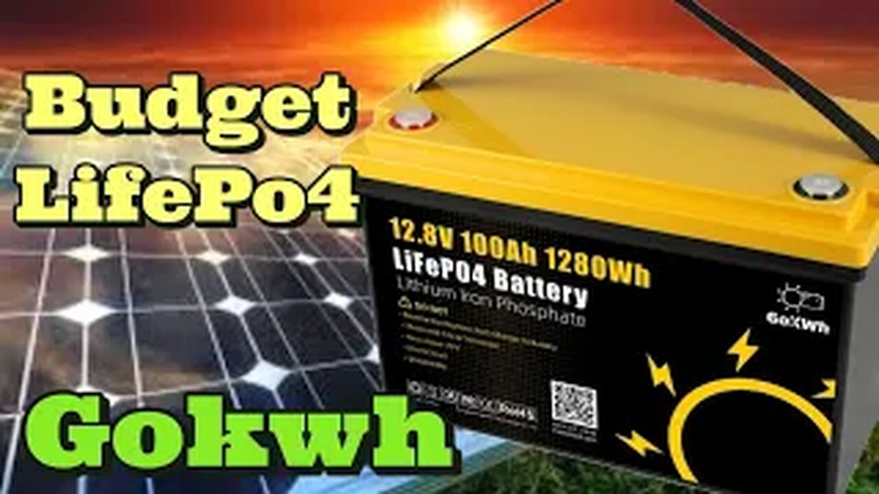 GOKWH 12.8v 100ah Lifepo4 Bluetooth Solar Battery - budget battery review