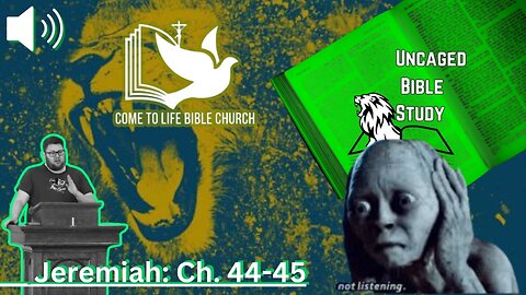 Unwilling to Listen: Jeremiah 44-45