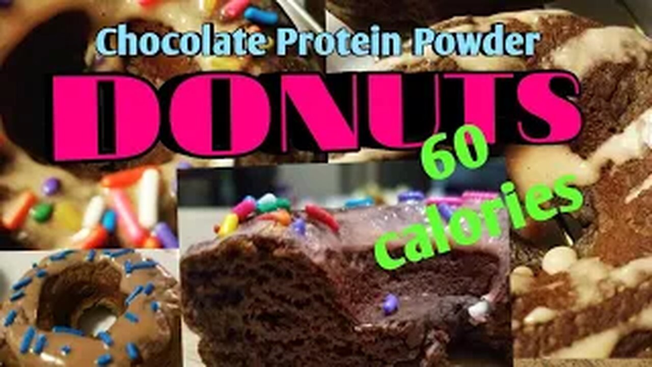 Chocolate Protein Powder Donuts - 60 Calories