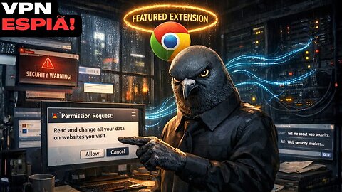 📰“VPN em destaque” no Chrome… coletando chat de IA de milhões