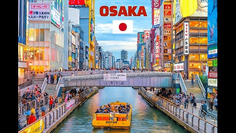 Welcome to Japan 🇯🇵 (OSAKA CITY) !! Japan vlog video