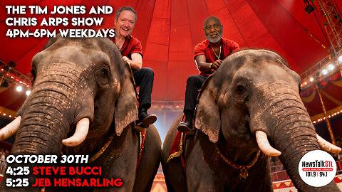 The Tim Jones and Chris Arps Show 10.30.2025 Bucci | Rajadurai | Hensarling