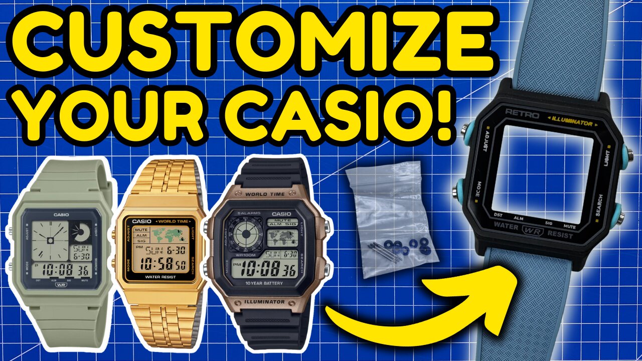 🤩 EPIC Casio Retro Upgrade Kits! ⌚ AE-1200, A500W & LF-20W ⚙