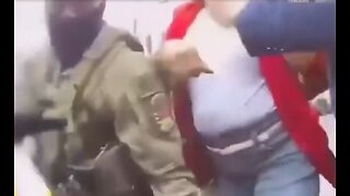 Cellphone footage of LaMonica McIver assaulting DHS agents while storming the ICE center.