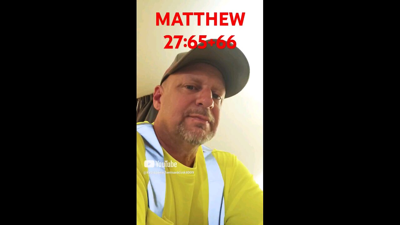 #MATTHEW27:65+66 "NOTHING COULD STOP THE RESURRECTION OF JESUS !"