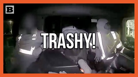 Trash Behavior! Man Chases Down, Shoots into Garbage Truck