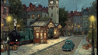 Lost in the 1930s with oldies playing Retro Street Night.