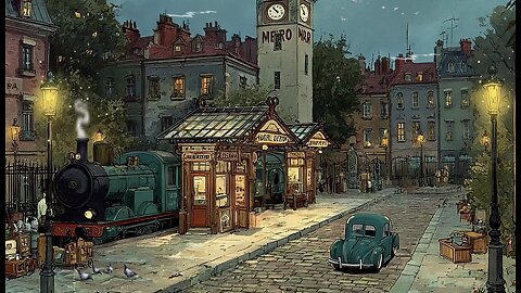 Lost in the 1930s with oldies playing Retro Street Night.