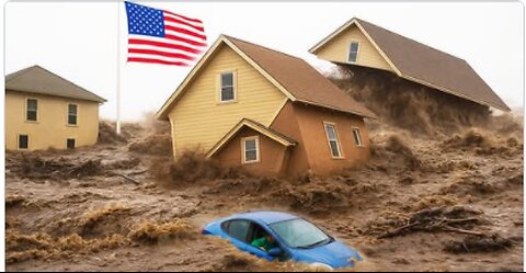 New Mexico Underwater! Catastrophic Flash Floods Sweep Away Homes -Turn Roads into Rivers in Ruidoso