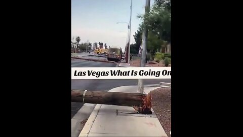LAS VEGAS: Power Poles Snapped during a “sudden and severe windstorm” through Las Vegas Valley