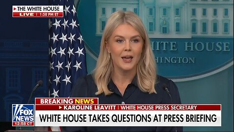 BREAKINGNEWS АЕОХ #KAROLINE LEAVITTIWHITE HOUSE PRESS SECRETARY VNEWS WHITE HOUSE TAKES QUESTIONS