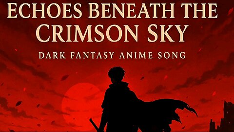 Echoes Beneath the Crimson Sky | Dark Fantasy Anime Song