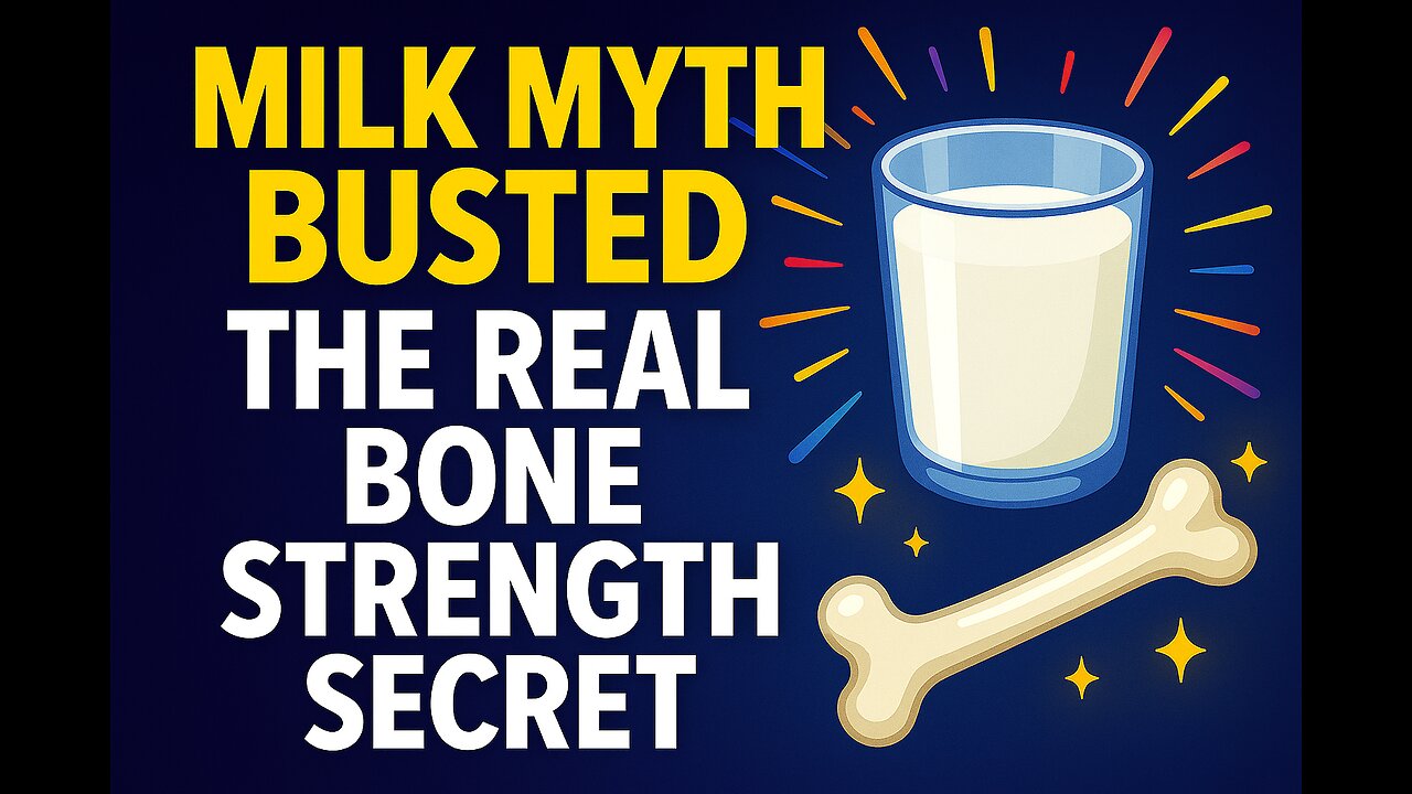 Milk Myth Busted The Real Bone Strength Secret