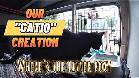 Building a "Catio" for our 4 CATS in our RV HOME | 5th Wheel | Full-Time RV Family