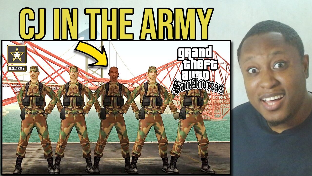 What If CJ Joins Military In GTA San Andreas? Reaction