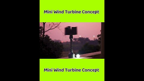 Mini Wind Turbine Concept Explained | Step by Step"