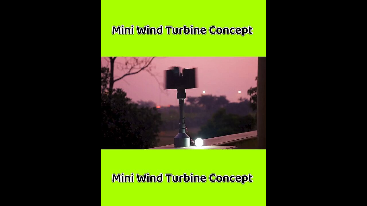Mini Wind Turbine Concept Explained | Step by Step"