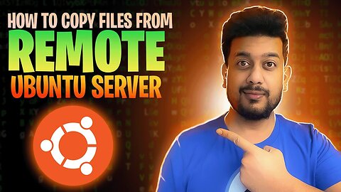 How to copy data from a Remote Ubuntu Server