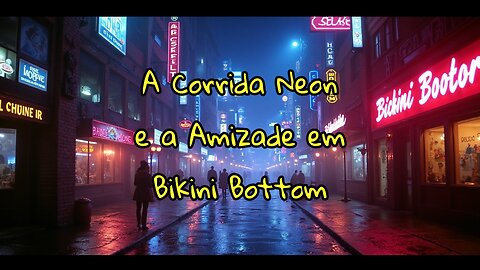 A Corrida Neon e a Amizade em Bikini Bottom