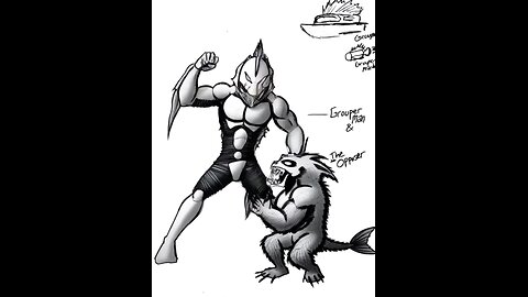 Grouper man and the opossum man