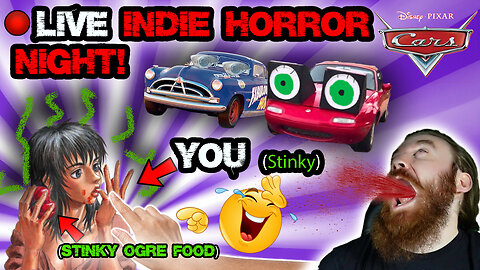 SCARY Indie DRIVING GAMES, but EVABODY IS STINKY! NOT ME! I SMELL GOOD! | LIVE INDIE HORROR NIGHT!