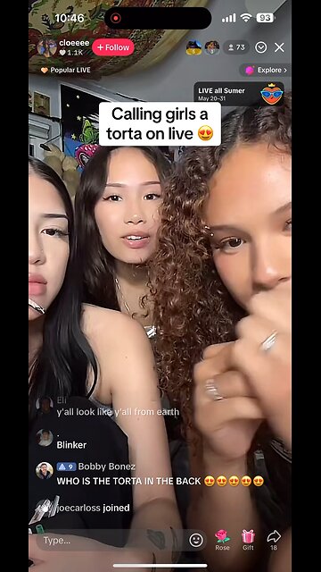 Calling girls tortas on live!