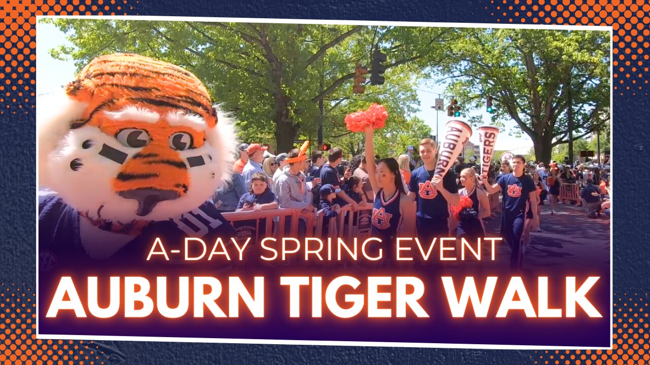 Tiger Walk | Auburn A-Day 2025