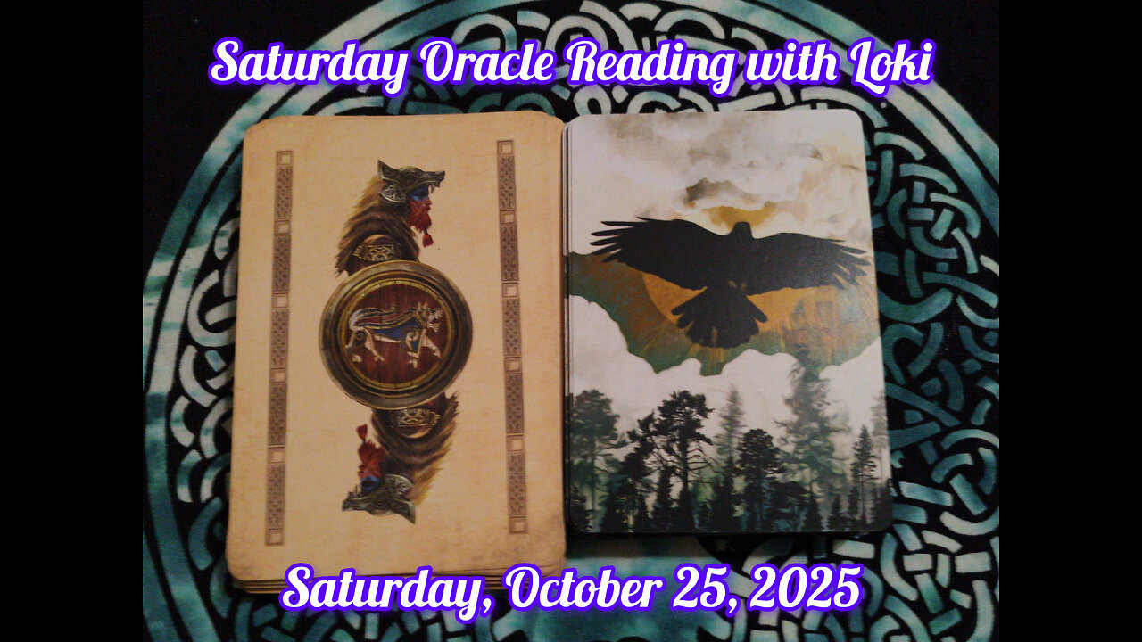Saturday Oracle Reading with Loki: October 25, 2025