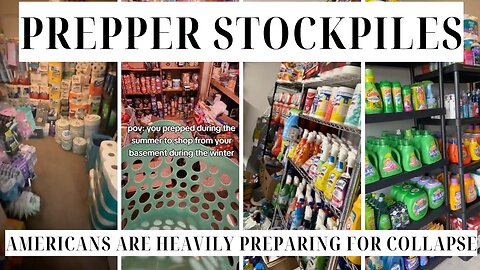 Prepper Stockpiles That Will Make You Start Preparing — Are You Ready?