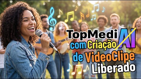 CRIE SEU PRÓPRIO VIDEOCLIPE COM IA EM MINUTOS NAS TOPMEDIAI