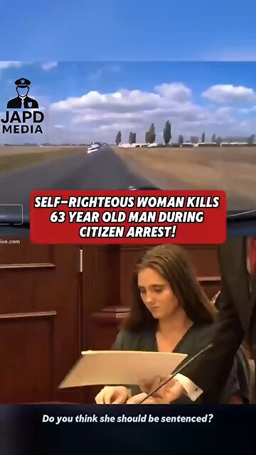 Self-Righteous Woman Kills 63-Year-Old Man While Attempting Citizen’s Arrest.