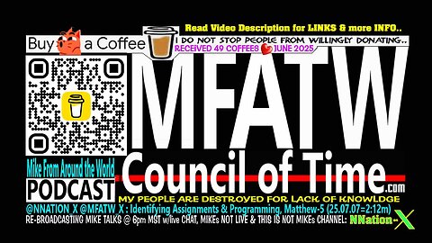 @NNATION_X @MFATW_X : Identifying Assignments & Programming, Matthew-5 (25.07.07=2:12m)