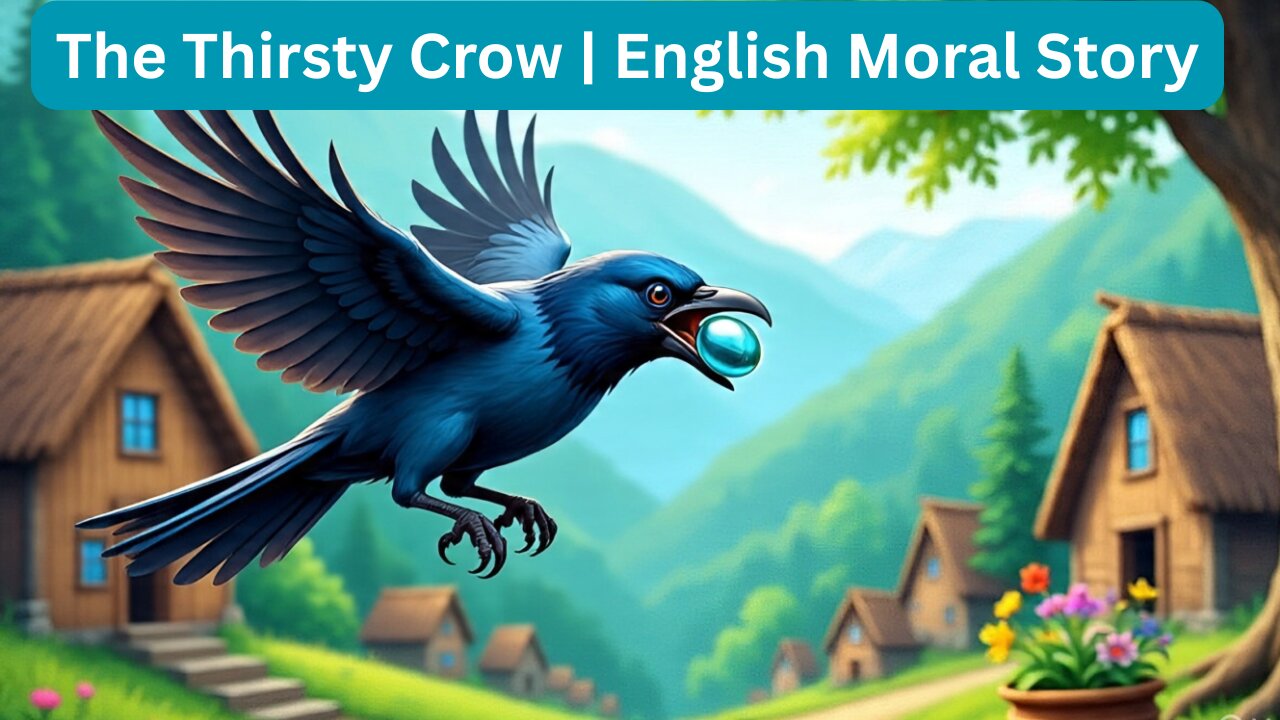 The Thirsty Crow | Moral Story for Kids | Animated English Story